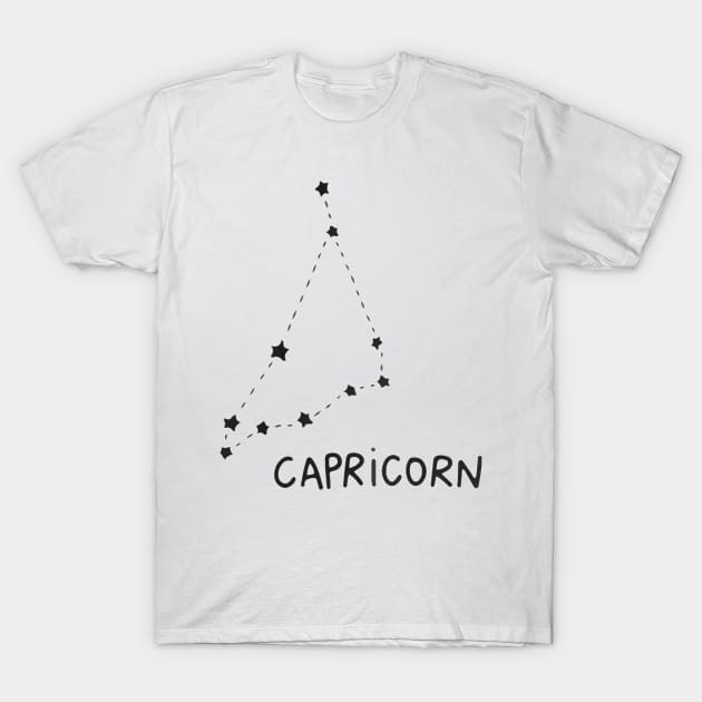 Zodiac Sign - Capricorn T-Shirt by Uwaki